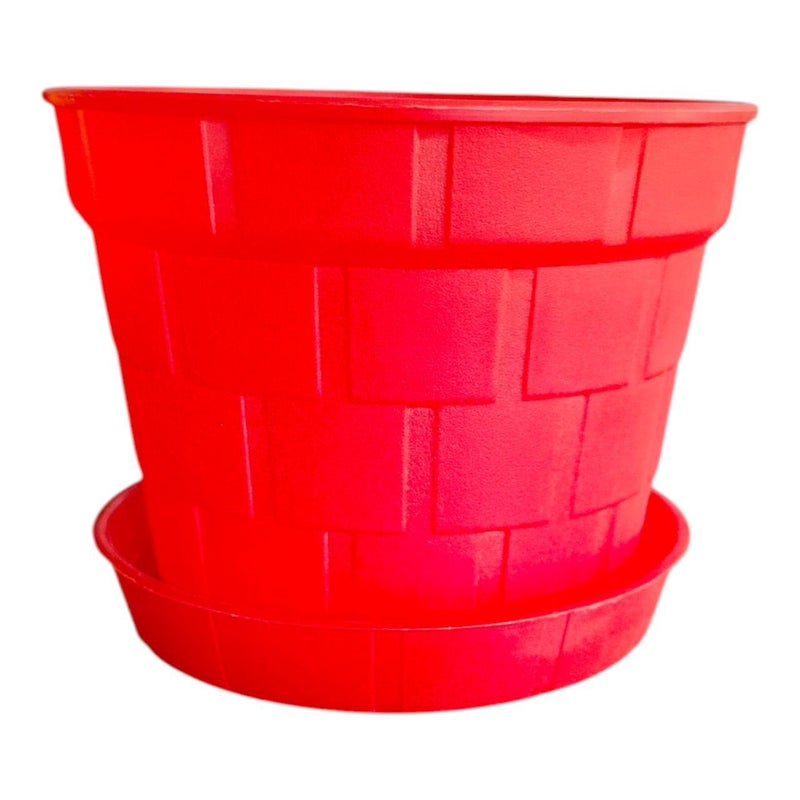 شالية طوب 13 سم من خورشيد بلاست للبلاستيك - أحمر